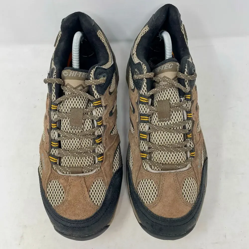 Hi-Tec V-Lite Wildfire Waterproof Trail Shoe Mens Size 8 Tan Black